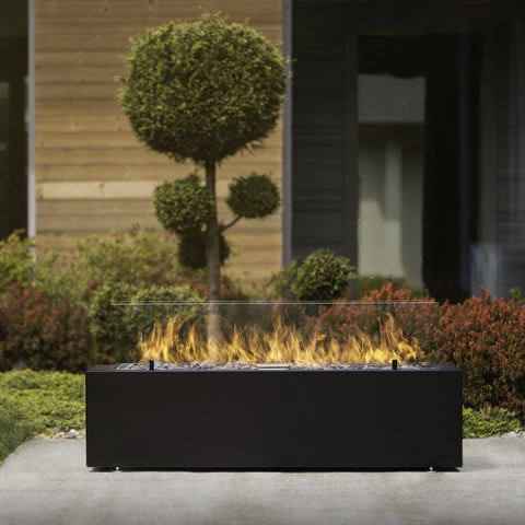 Planika Galio Black Outdoor Gas Fireplace - Damaged Packaging Only